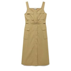 나이스클랍(N252MWO428)벨티드 슬리브리스 원피스