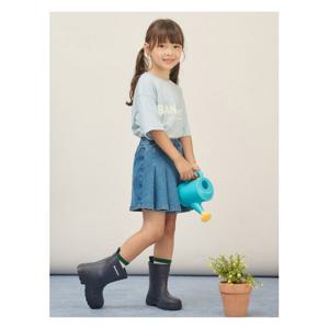 [빈폴키즈]그래픽 반팔 티셔츠  스카이 블루 (BI5742U01Q)