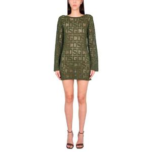 GCDS 모노그램 마크라메 드레스 SS23W670919MIX