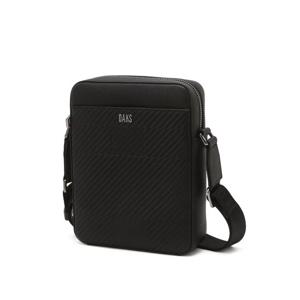 [닥스] 블랙 로고장식 소가죽 크로스백 DBBA5F319J