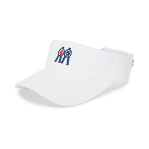 롤링롤라이 맨즈 타공 바이저 화이트 골프 모자