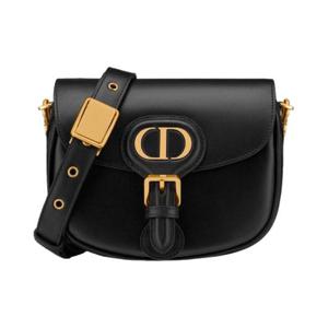 디올 스몰 바비백 박스 카프스킨 블랙 골드 M9317UMOL-M900