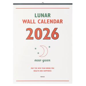 2026 루나 레트로 A2 음력 벽걸이 달력 절기 대형 캘린더