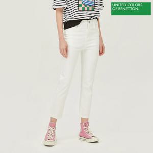 [베네통]베네통 밴딩 슬림 일자 데님팬츠 BADP14241_WH