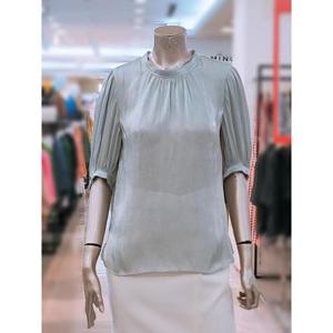 미니멈 세이브존03 미니멈 시스루 벌룬 블라우스 ARMYBAWB5080A