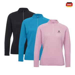 블랙야크 여성 DNS 폴라텍 집업 긴팔티 기능성 등산복 상의 1BYZTFU504