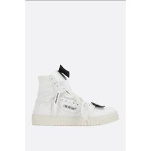 OFF WHITE Off Court 3 0 high top sneakers in leather and canvas OMIA065C99LEA0060110