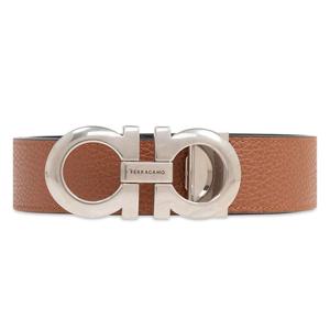 25 FW 페라가모 35mm 카프스킨 간치니 리버서블 버클 벨트 675542DOUBLEADJUS776308