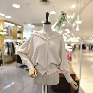 [멜로디가든]M25F8C119_빗살가오리핏 후드가디건