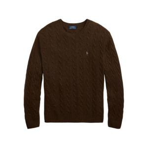 폴로 랄프로렌 케이블 니트 스웨터 710876762029 CACAO BROWN HE