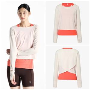 [휠라] FILA 여성용 UV 레이어드 긴팔티 FS253RL02F004290