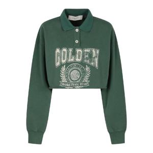 골든구스   맨투맨 SS25 GWP02200P00188835913 5591416 HUNTER GREENHERITAGE WHITE