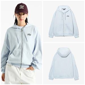[휠라] FILA 여성용 기모 세미오버핏 후드집업 FS254FT01F002442