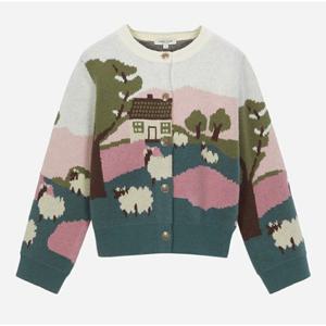 [써스데이아일랜드](T258MCD263W)스토리 니트 가디건