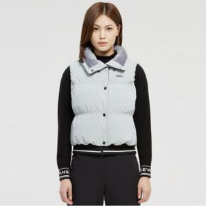 [와이드앵글]여성 TO 셀레나 하이넥 다운 베스트 Ice Grey(WWW25632C1)