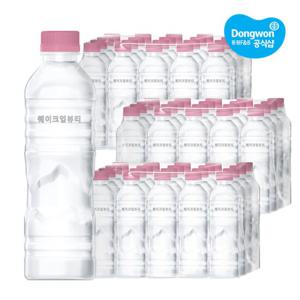 [무료배송] 동원샘물 웨이크업뷰티 500ml x 60병 /생수/무라벨