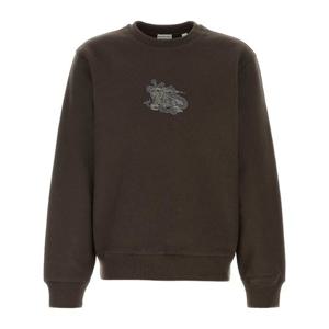 버버리 크루넥 리브 커프 자수 로고 맨투맨 8099546 C1423