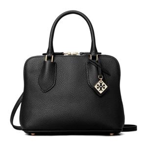 토리버치 블랙 텍스처드 가죽 스윙 핸드백 155619 001