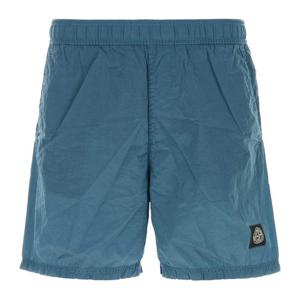 스톤아일랜드 에어포스 블루 나일론 스윔 쇼츠 B10000443 V002B