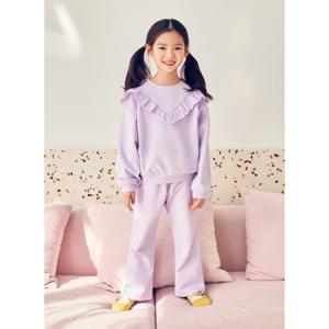 [탑텐키즈]MKD1IP2101 23년 SS (여아) 프릴 맨투맨 셋업