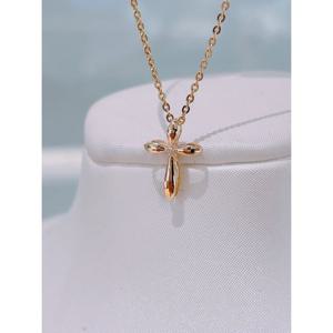 미니골드 14K 카루스 십자가 펜던트 PETM4080