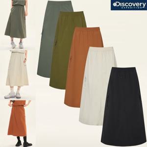 [디스커버리] 여성 25년 여름 쿨 냉감 치마 폴튼 카고 스커트 DWTP9A053 5종