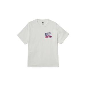 오베이 반팔 티셔츠 167924097 VWH PIGMENT VINTAGE WHITE