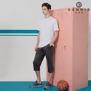 데니스골프 남성 X애스펀 썸머 에어핏 메쉬 트레이닝 7부 밴딩팬츠_RAQMMPS332