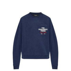 Dsquared2 가슴 주머니 로고 프린트 크루넥 스웨트셔츠 S74GU0863S25030 524 TP942862649