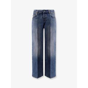 GUCCI Cotton jeans with Gucci Rosso Ancora naplak tag 812233