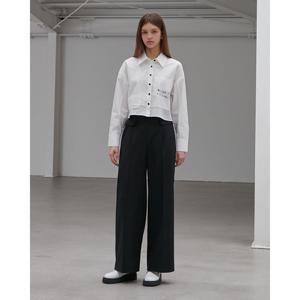 [에고이스트]EQ3WB861 소재믹스레터링프린트루즈핏블라우스_DJ