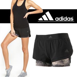 아디다스 반바지 우먼 투인원 AOP 쇼트팬츠 BK7982