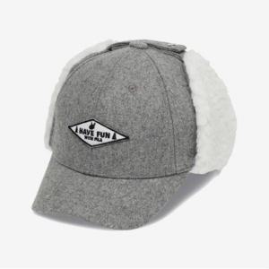 [휠라키즈] 보아 이어플랩 볼캡 (FK3CPE6303X_LGY)