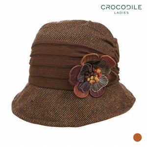 [크로커다일레이디] 셔링주름꽃포인트모자_CL0WH1101