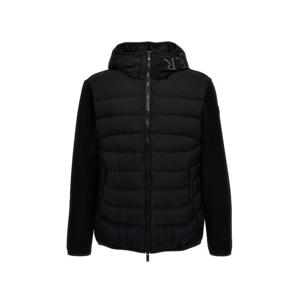 몽클레어 후드 집업 패딩 가디건 블랙 남성 8G00002 809KZ 999