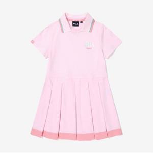 [휠라키즈] Girls 썸머 카라 플리츠 원피스 (FK2OPG2301F_SPN)