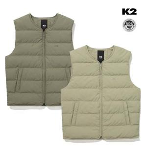 [케이투 (행사)]남성 간절기 조끼 가을 겨울 U넥 덕다운 베스트 GMU24681GR