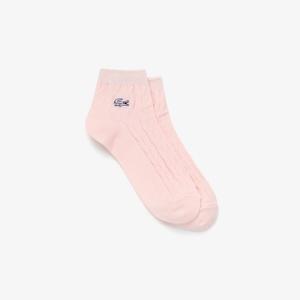 [라코스테 공식] 여성 케이블 앵클 양말 RA034E-55G T03