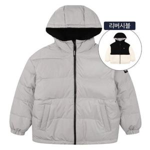 에꼴리에 세이브존03 겨울 리버시블 후드 플리스  점퍼 22D1102-GY