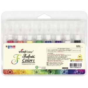 종이나라 비비드 염색물감 8색/7.5mL 세트(1개입)