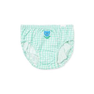 [오가닉맘]라인체크민트여아팬티(MKSUUP34)
