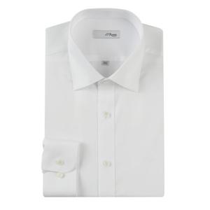 [듀퐁]25년 SS 신상 슬림핏 140수 트윌 솔리드 긴팔셔츠 -SE5SM21LS301SWH(화이트)