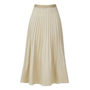 FOCUS  플리츠 플레어 새틴 스커트 PBVFF5S1SK8251