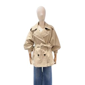 [시슬리 볼륨소매 하프 트렌치코트 SACTE1511