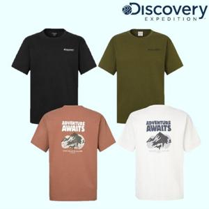 [디스커버리] 프레시벤트 워싱 마운틴 일러스트 반팔티 DXRS8N05