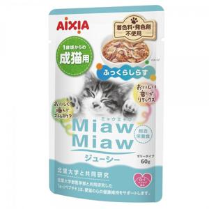 아이시아 먀우먀우 쥬시 파우치 60g x 12개 오동통 치어(MJ-8)