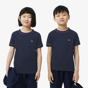 라코스테 공식 키즈 컬러 파이핑 반팔 티셔츠 TJ8431-55G QRN