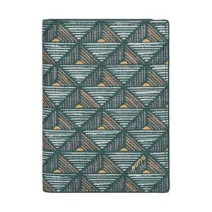 [노티그]피라미드패턴 카드지갑 세로형 그린