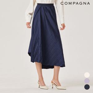 [꼼빠니아] 새틴슬래시주름롱스커트_CACS1-WQS050