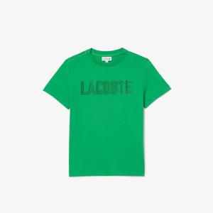라코스테 공식 키즈 레터링 반팔 티셔츠 TJ8438-55G SIW